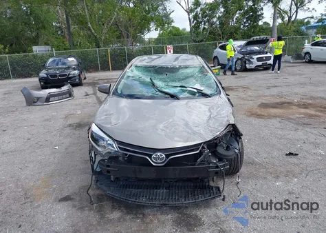 2016 Toyota Corolla Le из США, поврежденный, VIN 2T1BURHE3GC564548